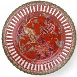 Vintage Set of Monkey King Porcelain Decorative Plates by Wong Lee